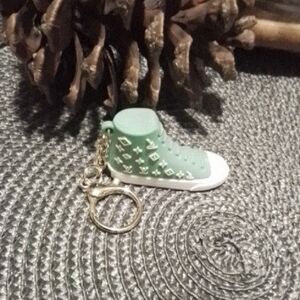 Chic Green Sneaker Key Holder